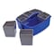 Storex Large Caddy with Sorting Cups, Blue, 2PK 00985U02C - alternate 6
